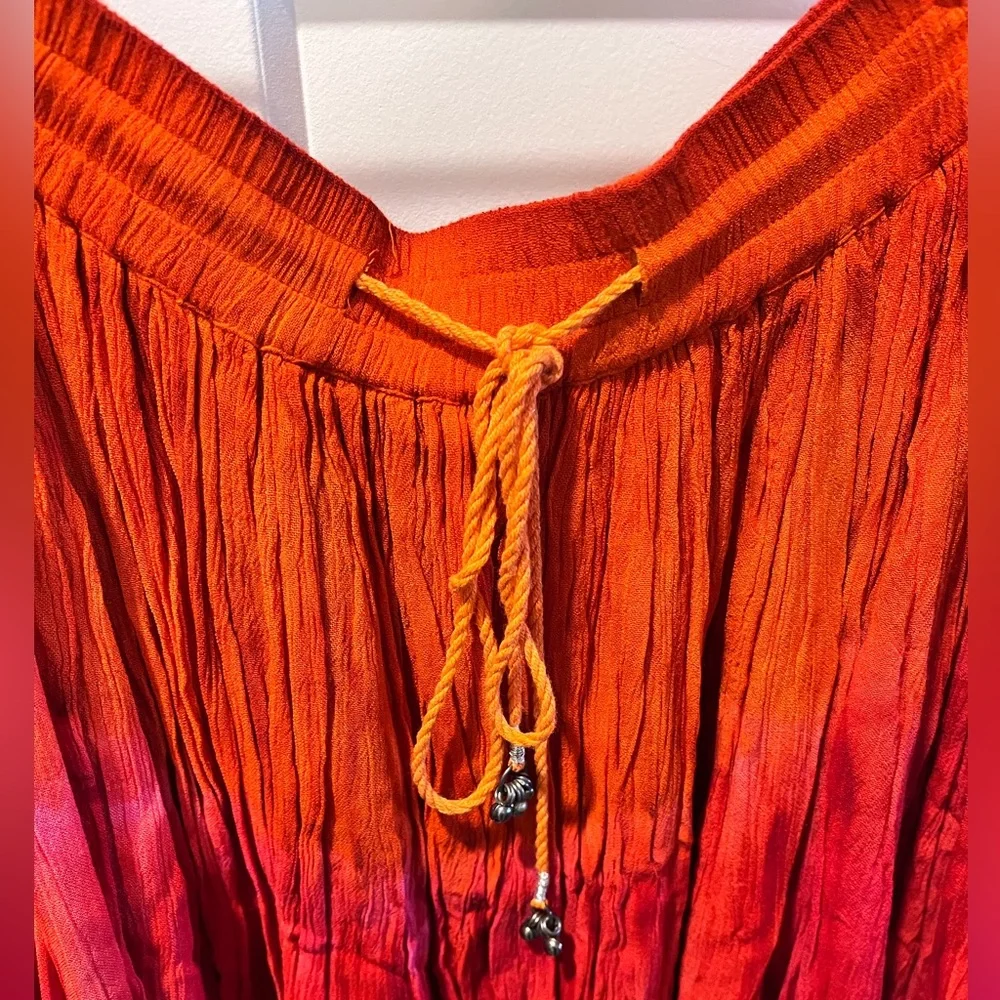 COUPE COLLECTION’ PRE-LOVED AUTHENTIC BOHO SWING STYLE MAXI DESIGN SKIRT - Picture 5 of 13